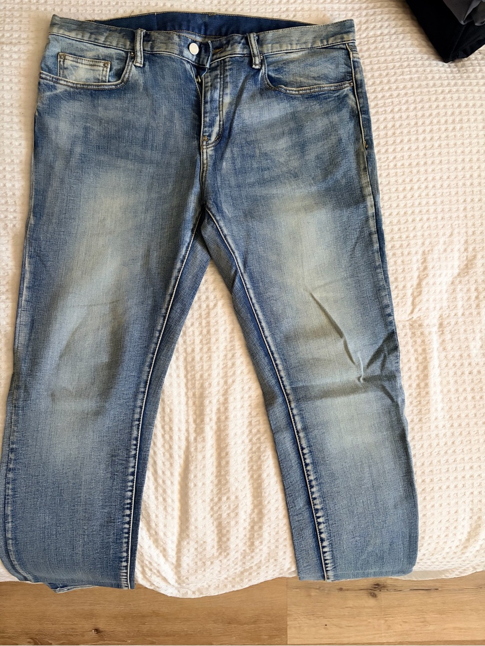 MNML Slim Straight Light Blue Washed Jeans
